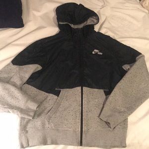 Nike Air Zip Black and Grey Jacket